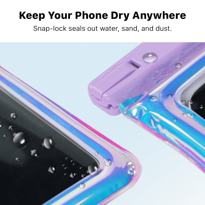 MyBat AquaLock Universal Floating Waterproof Pouch - Iridescent PurpleMyBat Pro