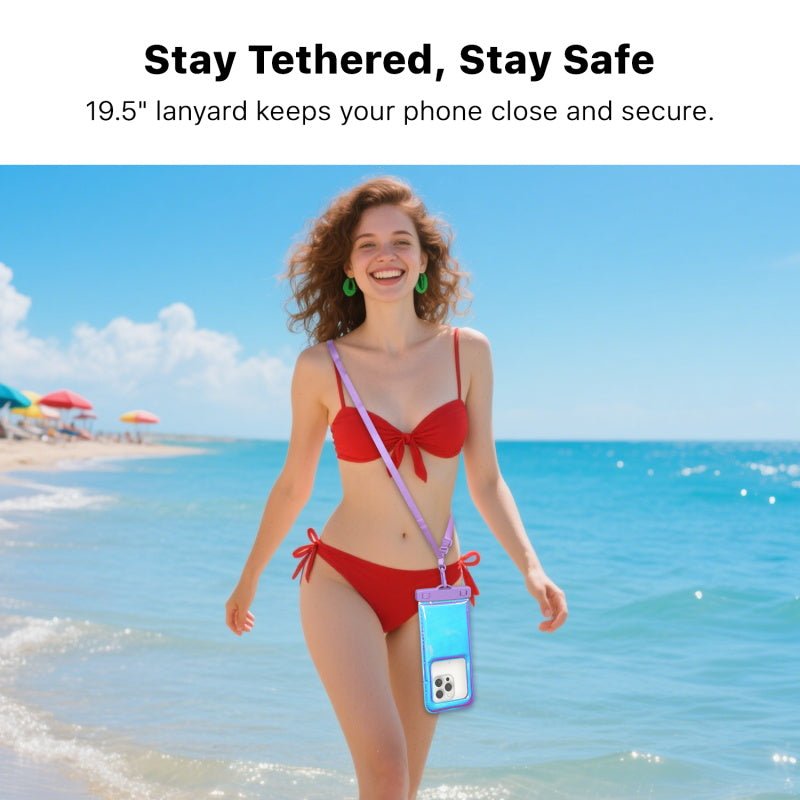 MyBat AquaLock Universal Floating Waterproof Pouch - Iridescent PurpleMyBat Pro