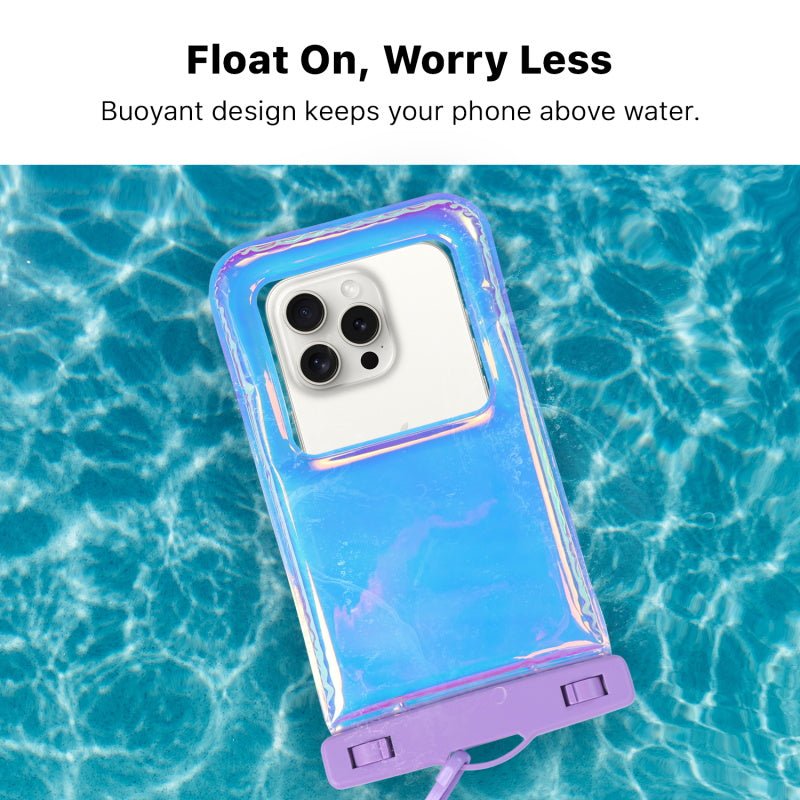 MyBat AquaLock Universal Floating Waterproof Pouch - Iridescent PurpleMyBat Pro