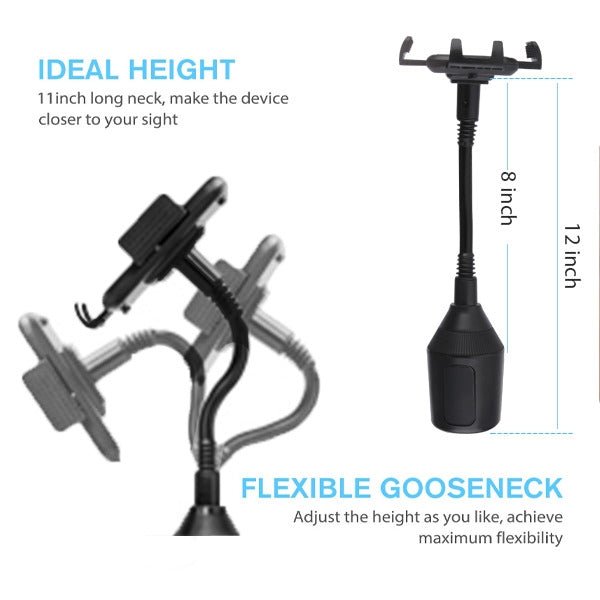 MyBat Car Cup Holder Phone Mount - BlackMyBat Pro