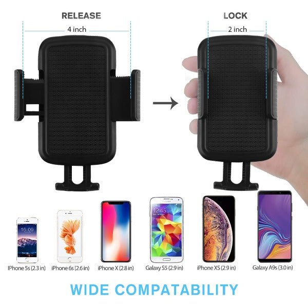 MyBat Car Cup Holder Phone Mount - BlackMyBat Pro