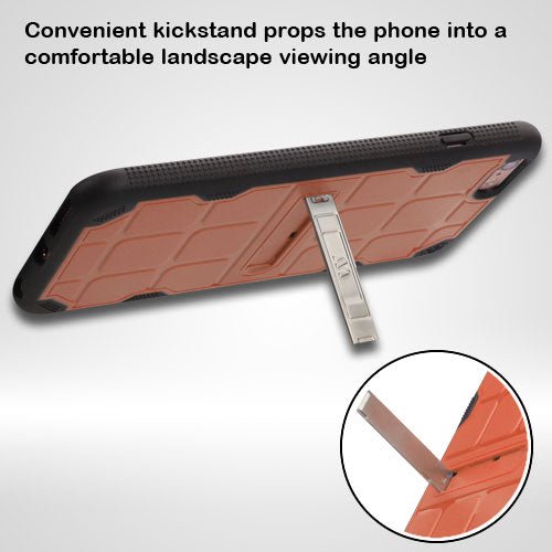 MyBat DefyR Hybrid Protector Cover (with Stand) for Apple iPhone 6s Plus/6 PlusiPhone 6 Plus/6s Plus