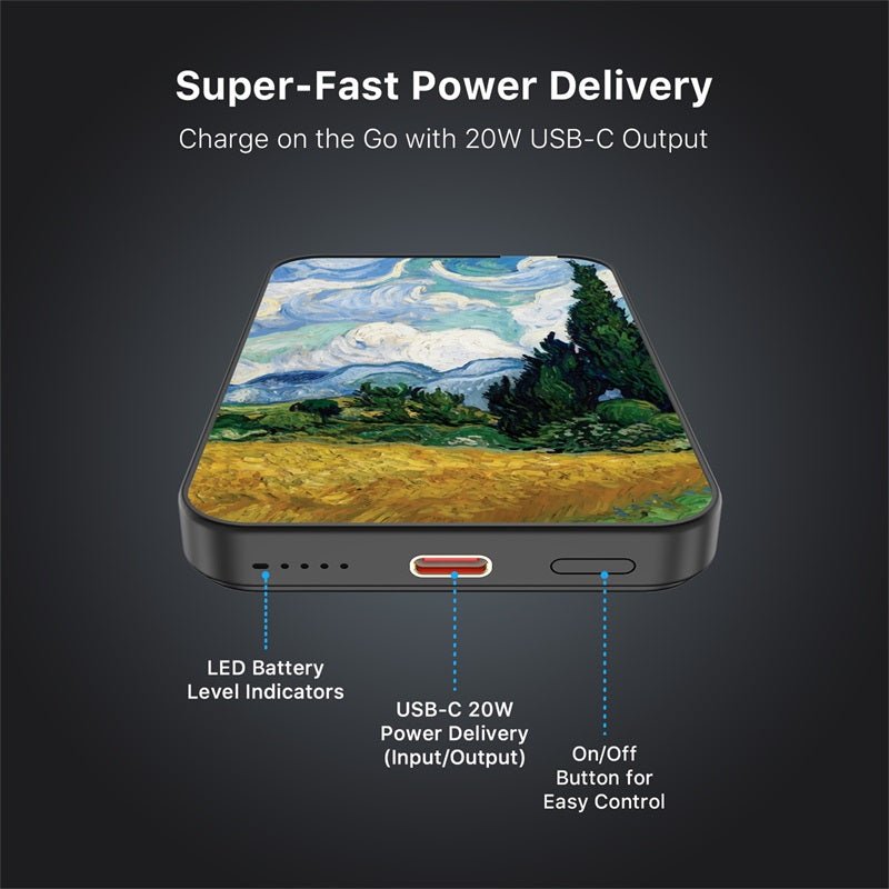 MyBat Design Lab 5000mAh Magnetic Wireless Power BankMyBatPro