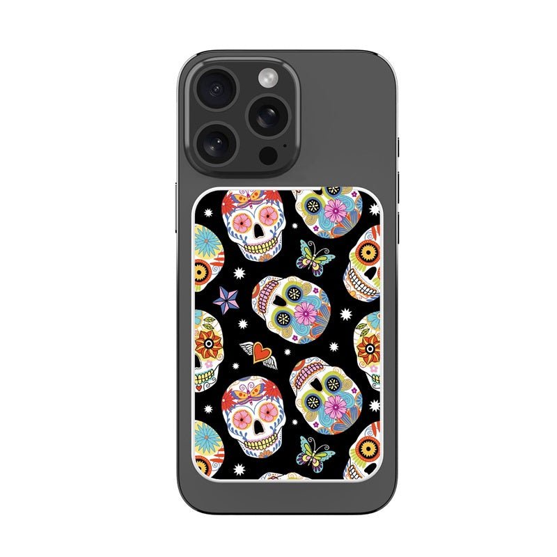 MyBat Design Lab 5000mAh Magnetic Wireless Power Bank - White - Day of the Dead