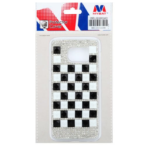 MyBat Desire Back Protector Cover for Samsung G930 (Galaxy S7) - Black / WhiteMyBat Pro
