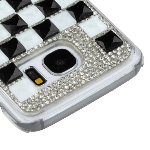 MyBat Desire Back Protector Cover for Samsung G930 (Galaxy S7) - Black / WhiteMyBat Pro