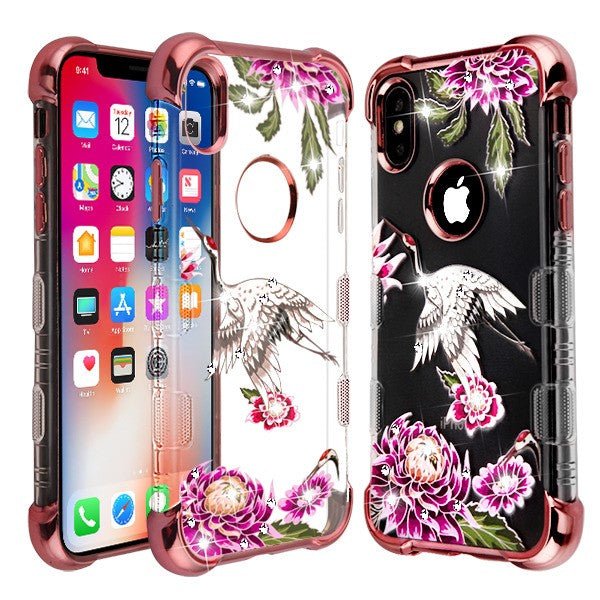MyBat Diamante TUFF Klarity Lux Candy Skin Cover for Apple iPhone XS/XiPhone XS/X