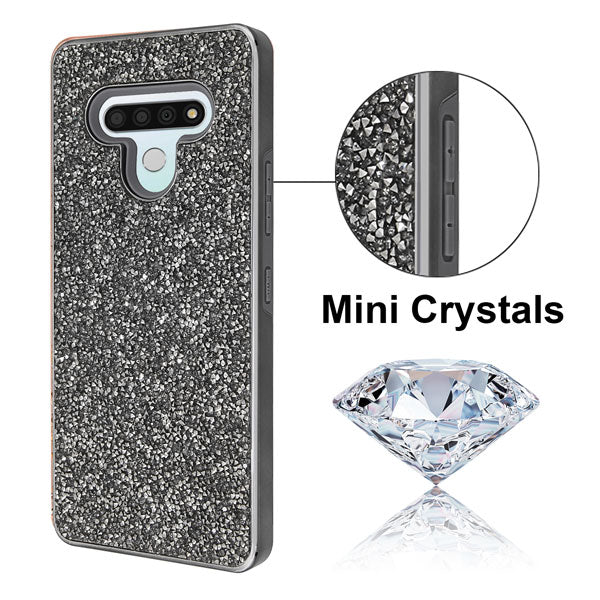 MyBat Encrusted Rhinestones Hybrid Case for Lg Stylo 6Stylo 6