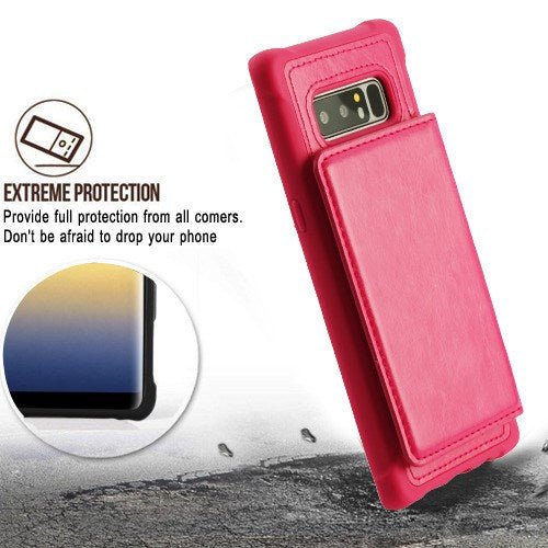 MyBat Flip Wallet Executive Protector Cover(TPU Case with Snap Fasteners) for Samsung Galaxy Note 8Galaxy Note 8