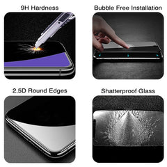 MyBat Full Coverage Tempered Glass Screen Protector for Samsung Galaxy A11 - BlackMyBat Pro