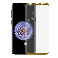 MyBat Full Coverage Tempered Glass Screen Protector for Samsung Galaxy S9 - GoldMyBat Pro