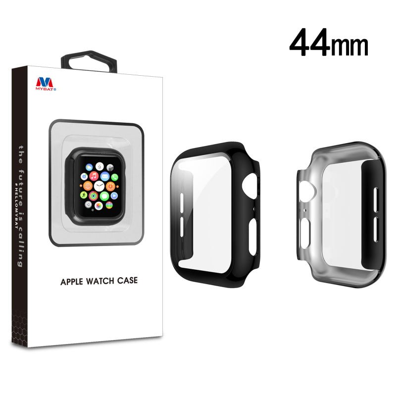 MyBat Fusion Protector Case (with Tempered Glass Screen Protector) for Apple Watch Series 4 44mm/Watch SE (2022) 44mm / Watch SE 44mm - Transparent ClearMyBat Pro