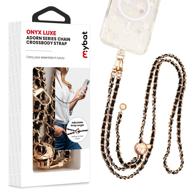 MyBat Gilded Ivory Adorn Series Adjustable Chain Crossbody Strap (L=55.1 inch)MyBat Pro
