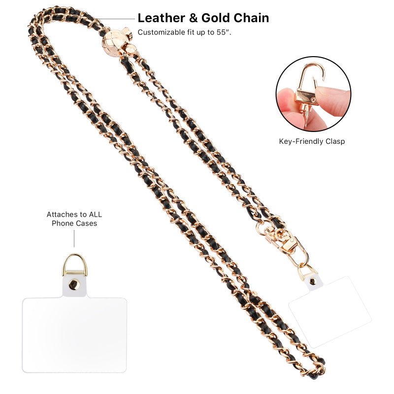 MyBat Gilded Ivory Adorn Series Adjustable Chain Crossbody Strap (L=55.1 inch)MyBat Pro