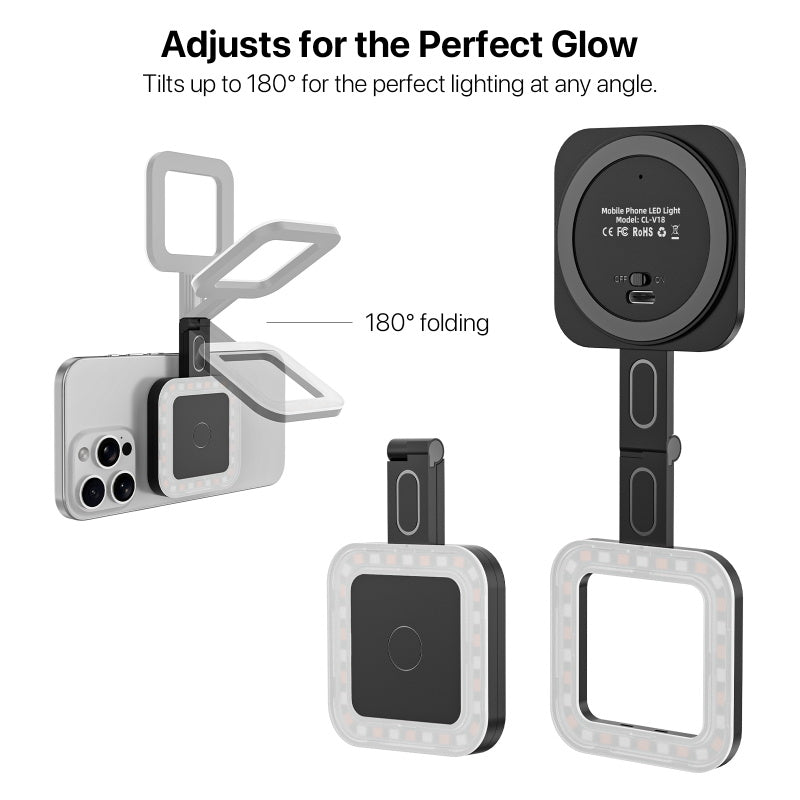 MyBat GlowOn MagSafe Selfie Ring Light - BlackMybat Pro