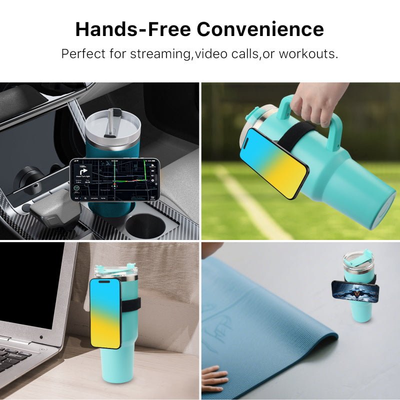 MyBat HydroStand MagSafe Phone Holder Strap - BlackMyBat Pro