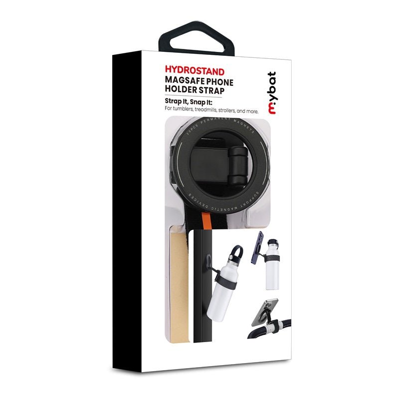 MyBat HydroStand MagSafe Phone Holder Strap - BlackMyBat Pro