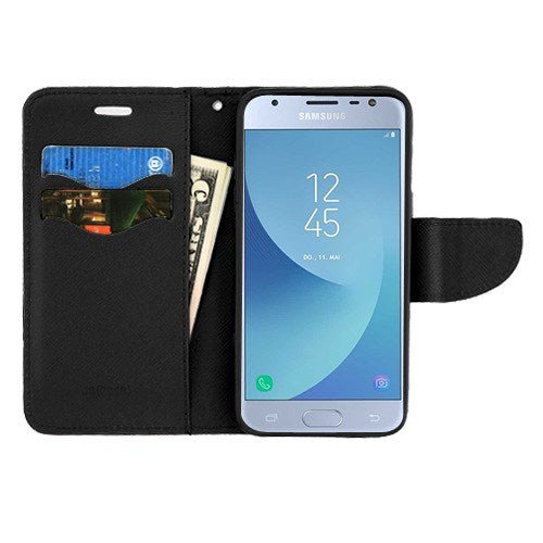 MyBat Liner MyJacket Wallet Crossgrain Series for Samsung J337 (Galaxy J3 (2018))/Galaxy J3 V/J3 3rd Gen / Galaxy J3 StarGalaxy J3