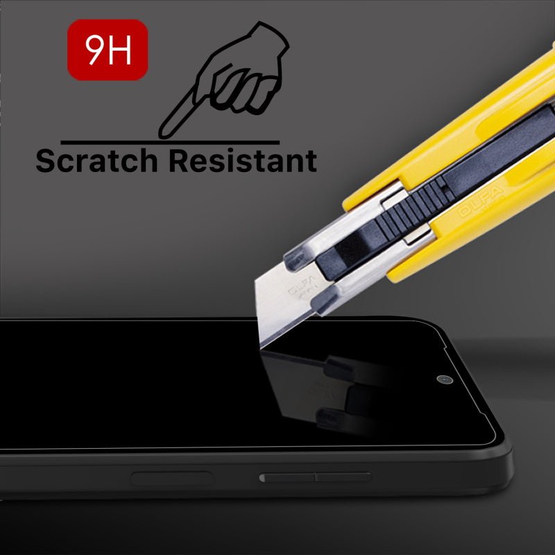 MyBat Privacy Tempered Glass Screen Protector (2.5D) for Motorola Moto G 5G (2023) - ClearMyBat Pro