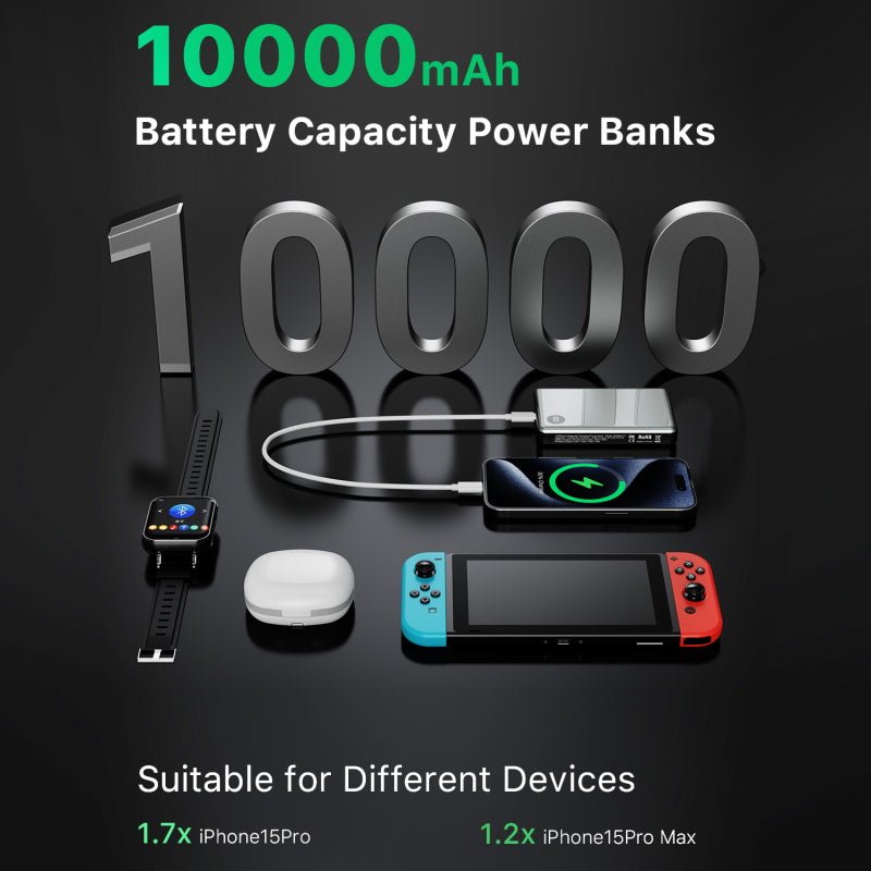 MyBat Pro 10000mAh SNAP + GO SLEEK Magnetic Wireless Power BankMyBat Pro