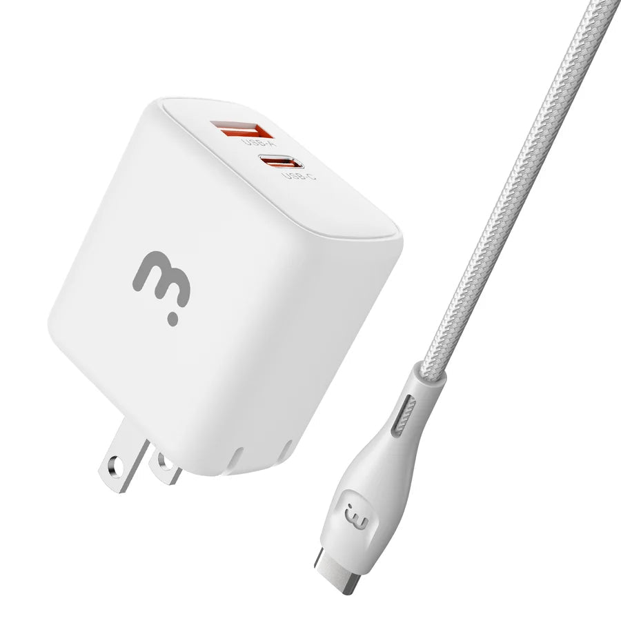 MyBat Pro 35W Dual-Port Wall Charger w/ USB-C to USB-C CableMyBat Pro