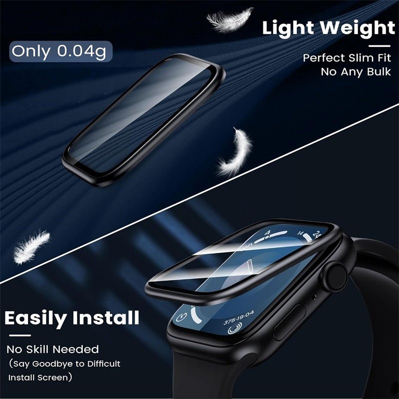 MyBat Pro 3D Full Coverage Tempered Glass Screen Protector with Installation Frame for Apple Watch SE (2022) 40mm/Watch SE 40mm / Watch Series 6 40mmMyBat Pro
