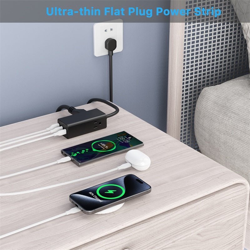 MyBat Pro 5 - in - 1 30W USB Power Strip - BlackMyBat Pro