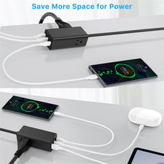 MyBat Pro 5 - in - 1 30W USB Power Strip - BlackMyBat Pro