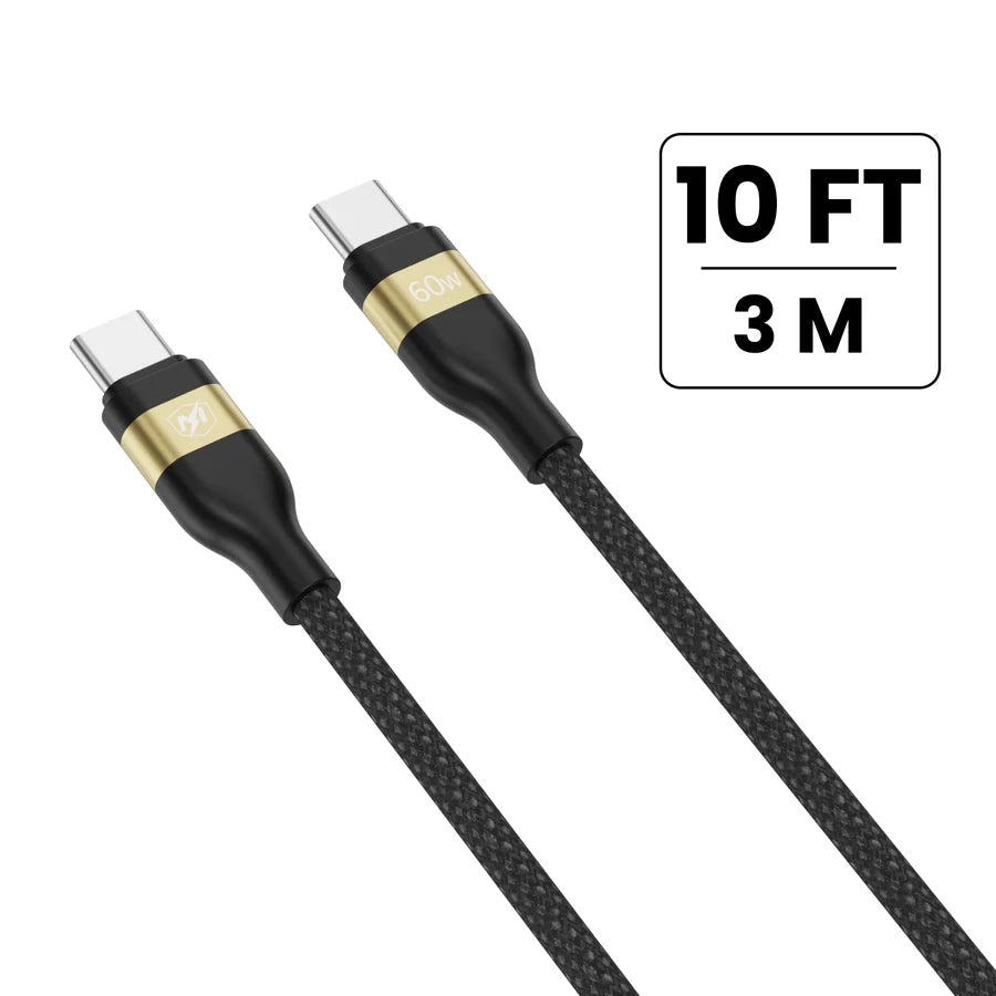 MyBat Pro 60W USB-C to USB-C Braided Charging Cable - 10FTMyBat Pro
