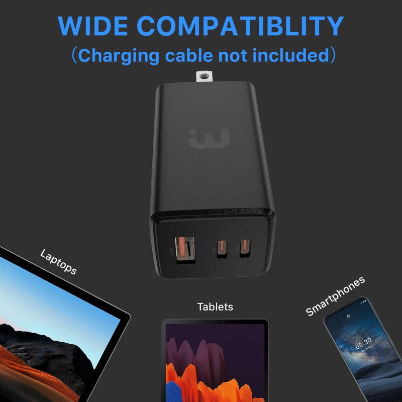 MyBat Pro 67W GaN USB - C Charger - BlackMyBat Pro