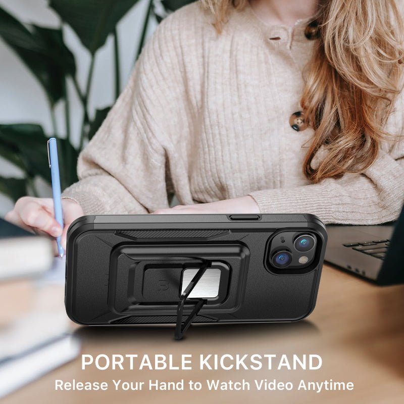 MyBat Pro Antimicrobial Stealth Series MagKick for Apple iPhone 14 Plus (6.7)iPhone 14 Plus