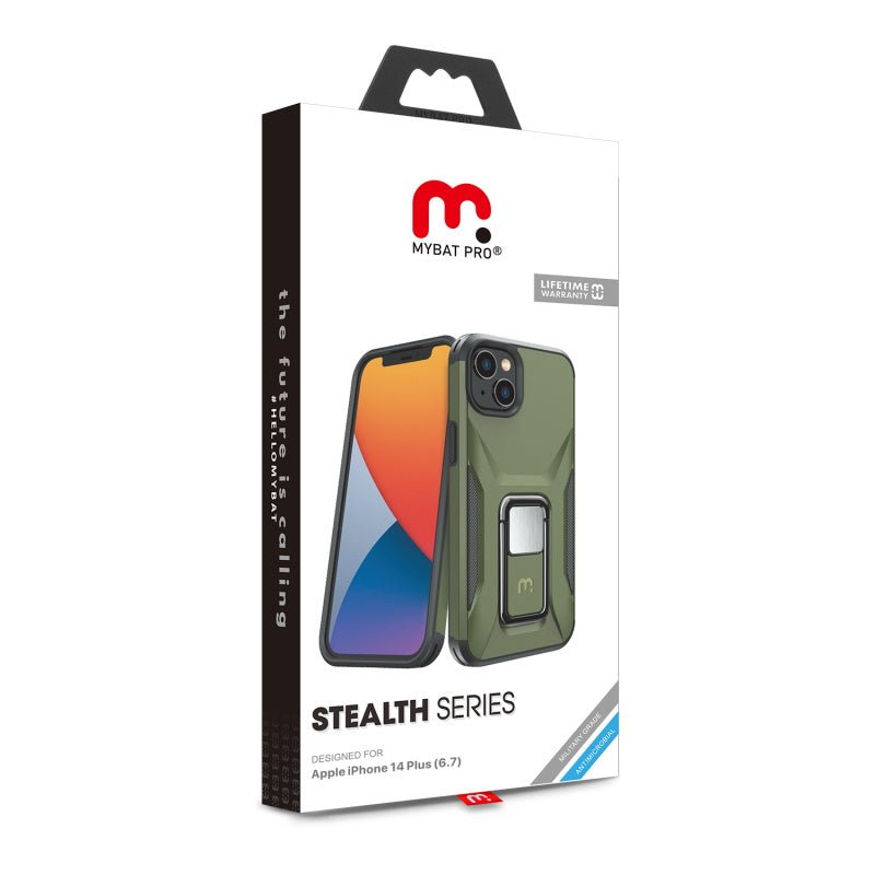 MyBat Pro Antimicrobial Stealth Series (with Stand) for Apple iPhone 14 Plus (6.7)iPhone 14 Plus