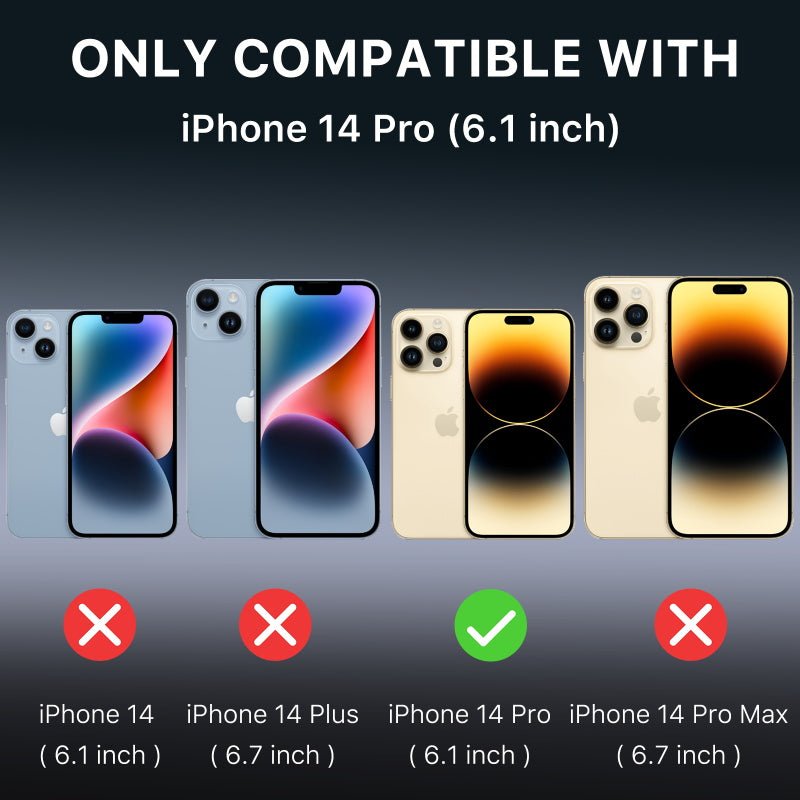 MyBat Pro Antimicrobial Stealth Series (with Stand) for Apple iPhone 14 Pro (6.1)iPhone 14 Pro