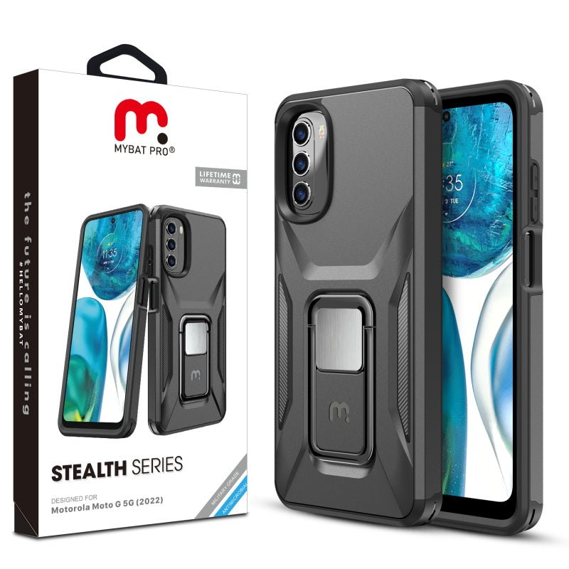 MyBat Pro Antimicrobial Stealth Series (with Stand) for Motorola Moto G 5G (2022)Moto G 5G 2022
