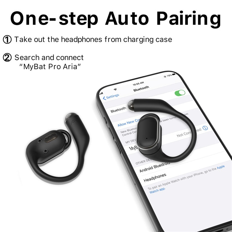 MyBat Pro Aria Open - Ear True Wireless HeadphonesMyBat Pro