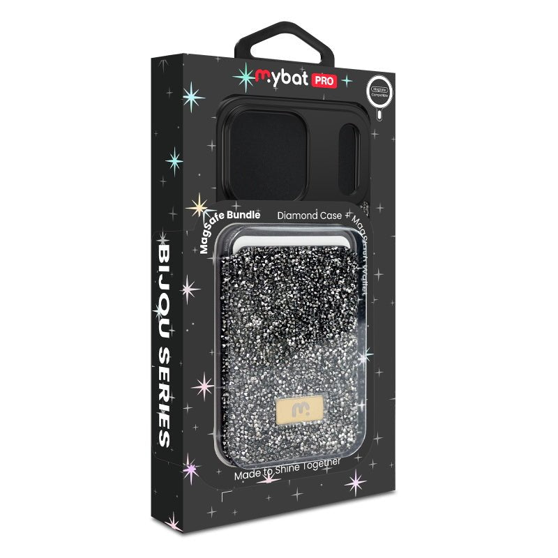 MyBat Pro Bijou Series MagSafe Bundle with Diamond Case + MagStash Wallet for Apple iPhone 17 Pro MaxMyBat Pro