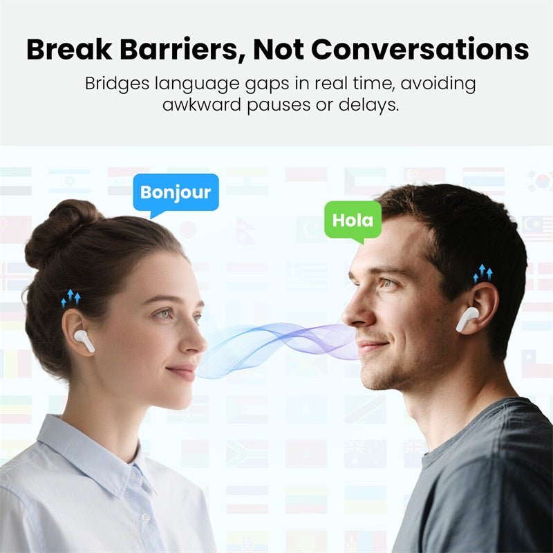 MyBat Pro ChatterBuds + AI Translator Wireless Earbuds – WhiteMyBat Pro