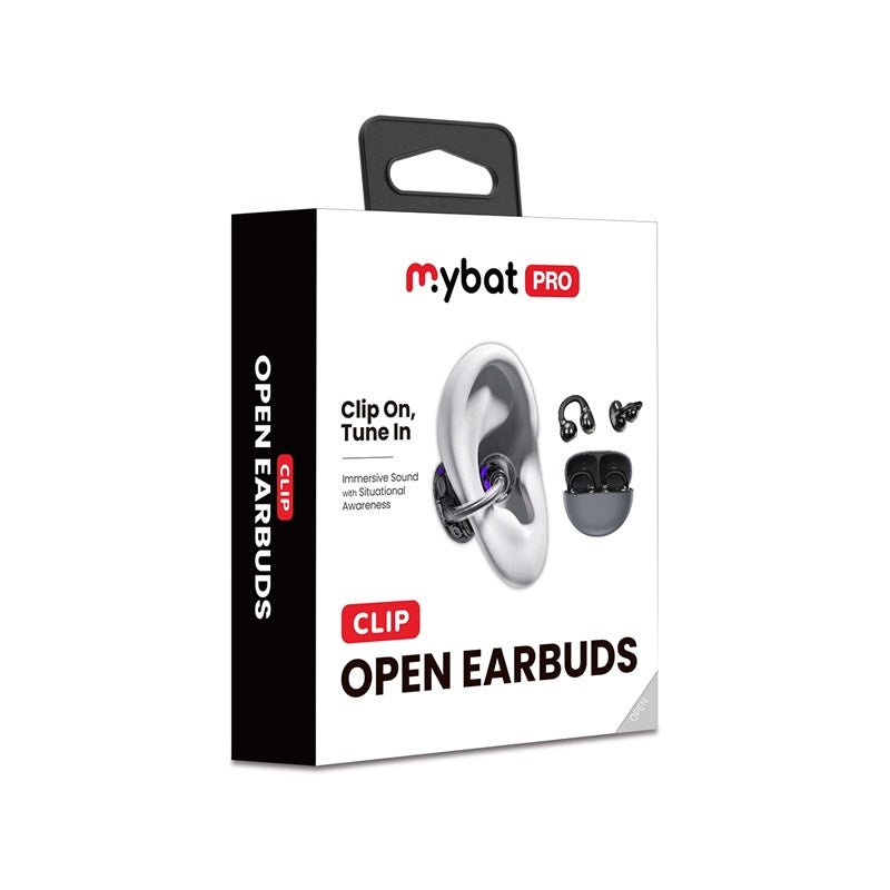 MyBat Pro Clip Open - Ear Earbuds - GreyMybat Pro