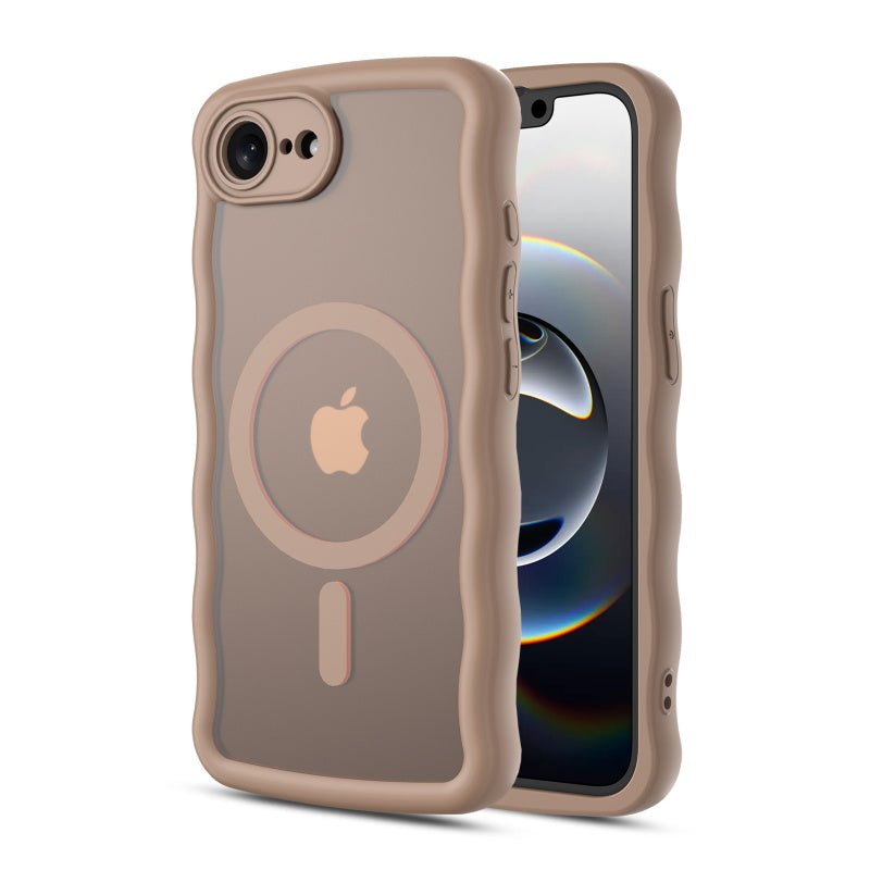 MyBat Pro Contour Series MagSafe Wavy Matte Case for Apple iPhone 17e / 16e - BlackMybat Pro