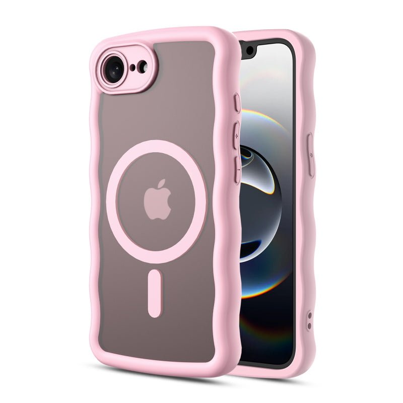 MyBat Pro Contour Series MagSafe Wavy Matte Case for Apple iPhone 17e / 16e - BlackMybat Pro