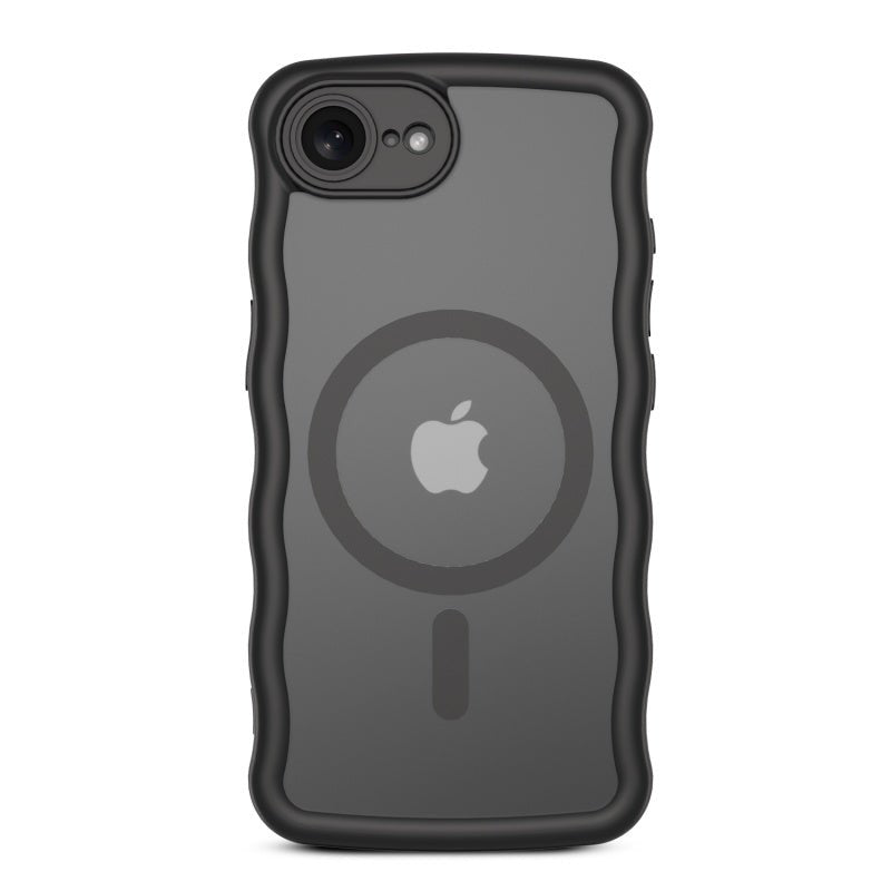MyBat Pro Contour Series MagSafe Wavy Matte Case for Apple iPhone 17e / 16e - BlackMybat Pro