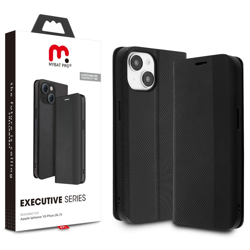 MyBat Pro Executive Series Wallet Case for Apple iPhone 15 Plus (6.7)iPhone 15 Plus