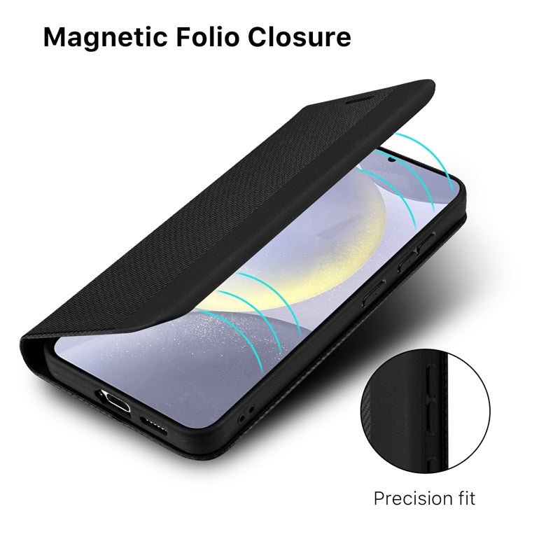 MyBat Pro Executive Series Wallet Case for Samsung Galaxy S24 - Black