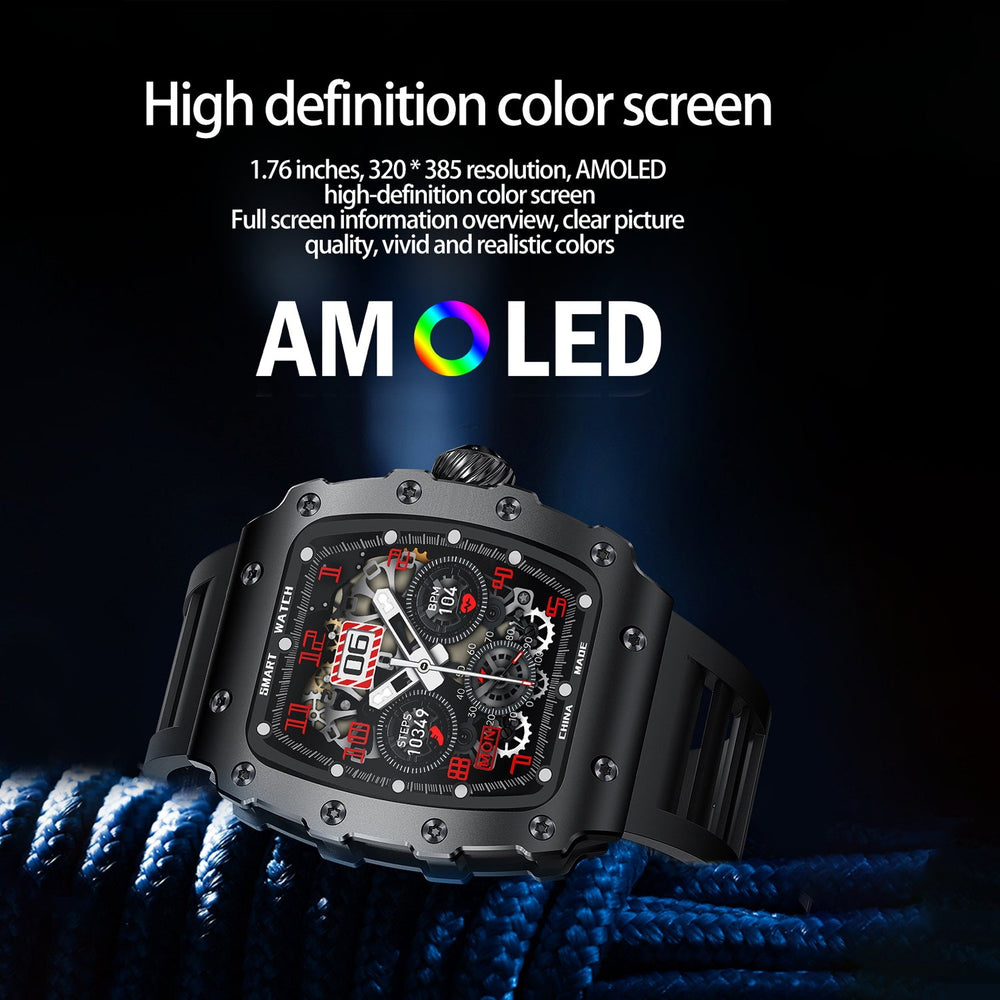 MyBat Pro Fitness Smartwatch - BlackMyBat Pro