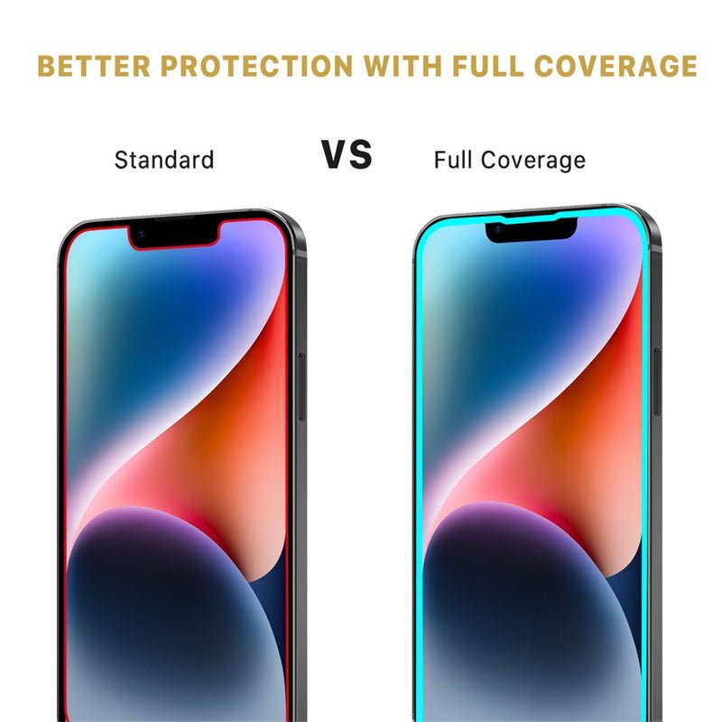 MyBat Pro Full Coverage Tempered Glass Screen Protector for Apple iPhone 14 Plus (6.7) / 13 Pro Max (6.7)MyBat Pro