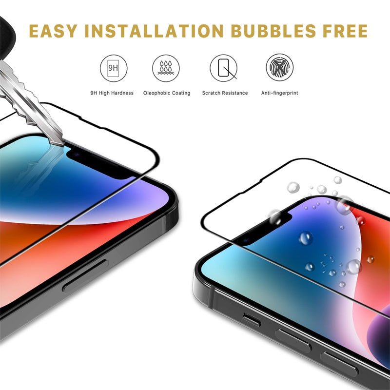 MyBat Pro Full Coverage Tempered Glass Screen Protector for Apple iPhone 14 Plus (6.7) / 13 Pro Max (6.7)MyBat Pro