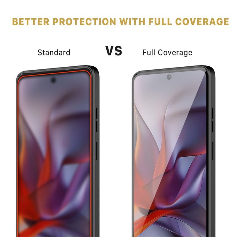 MyBat Pro Full Coverage Tempered Glass Screen Protector for Motorola Moto G 5G (2025) / Moto G Play (2025) - BlackMybat Pro