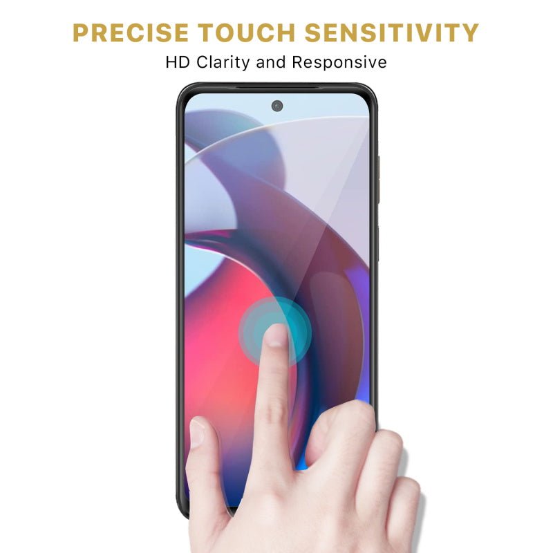 MyBat Pro Full Coverage Tempered Glass Screen Protector for Motorola Moto G Stylus 5G (2023) / Moto G Stylus 4G (2023) - BlackMyBat Pro