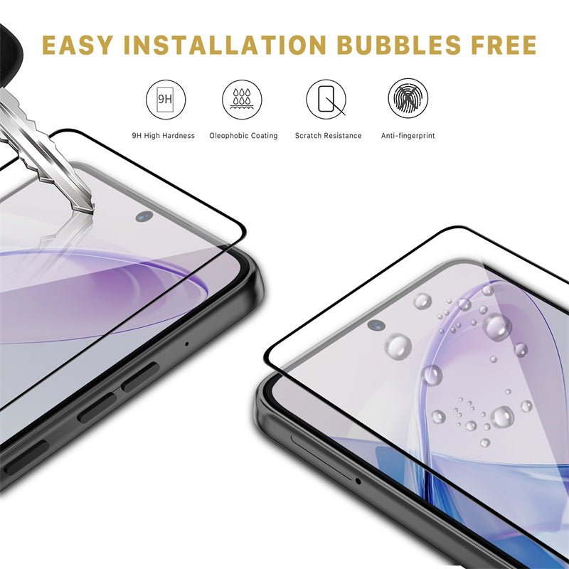 MyBat Pro Full Coverage Tempered Glass Screen Protector for Motorola Moto G Stylus 5G (2025) - BlackMyBat Pro