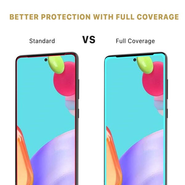 MyBat Pro Full Coverage Tempered Glass Screen Protector for Samsung Galaxy S20 Fan Edition / Galaxy A53 5G / Galaxy A33 5G - Clear